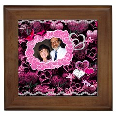 Hearts N Roses You Light Up My Life Pink Framed Time