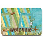 Welcome/Beach-Large Doormat 