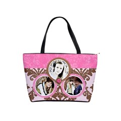 pink & brown purse template - Classic Shoulder Handbag