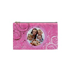 pink chocolate coin purse template - Cosmetic Bag (Small)