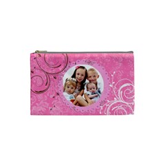 pink chocolate coin purse template - Cosmetic Bag (Small)