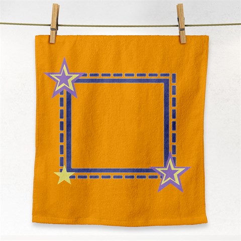 Little Star Face Towel By Daniela Front