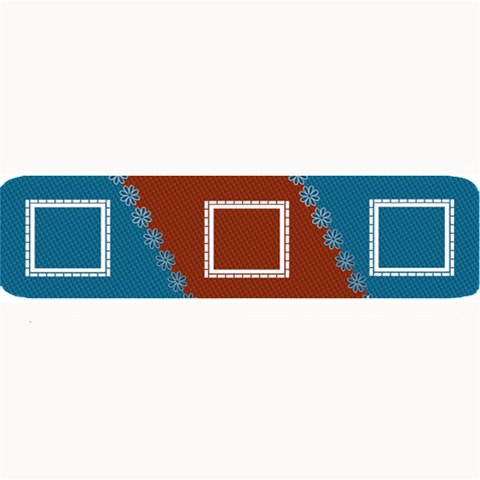 Red & Blue Bar Mat By Daniela 32 x8.5  Bar Mat