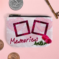 Memories Lace Roses Pink Mini Coin Purse