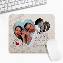 Crazy Love Rectangular Large Mousepad