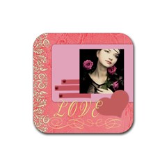 I love you forever - Rubber Coaster (Square) I love you forever - Rubber Coaster (Square)