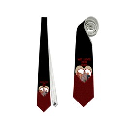 valentines tie for dad - Necktie (One Side)