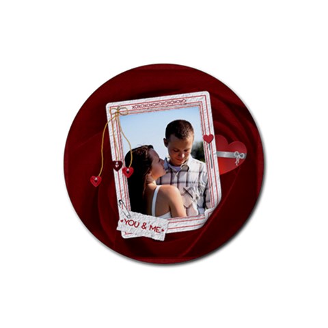 You & Me Round Coaster By Lil Front