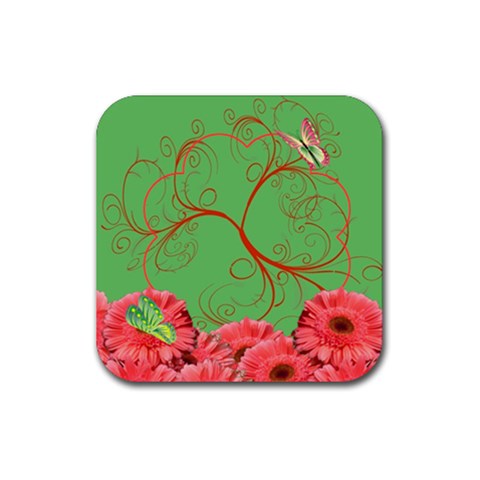Coaster Flowers And Butterflies By Galya Front