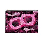 Two Hearts Beat as One Large Pink Cosmetic Bag - Cosmetic Bag (Large)