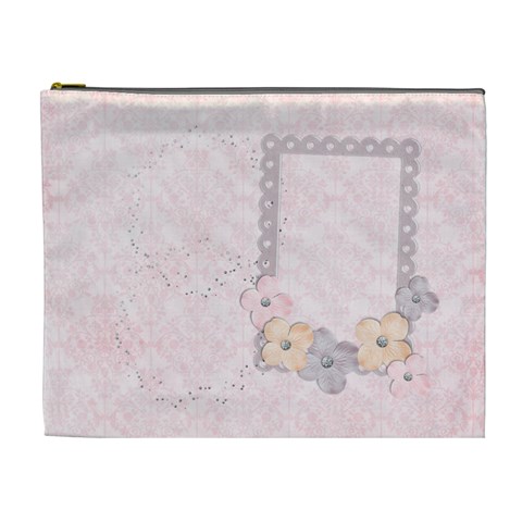 Angel Eyes Cosmetic Bag (xl) By Mikki Front