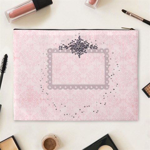 Angel Eyes Cosmetic Bag (xl) By Mikki Back