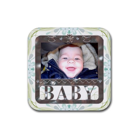 Baby Framed Coaster By Lil Front