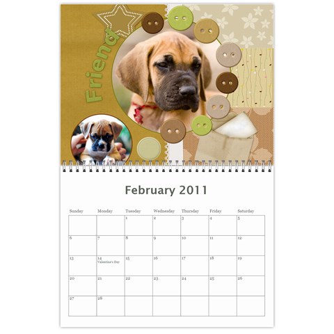 Chloes Calender By Melly Feb 2011