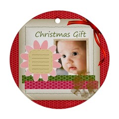 christmas baby - Ornament (Round)