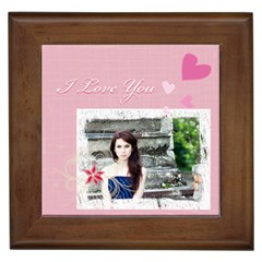 LOVE - Framed Tile