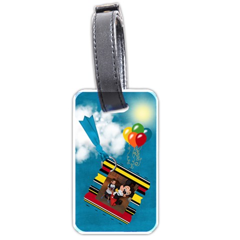 Magic Clouds Luggage Tag  By Barbara Ryan Front