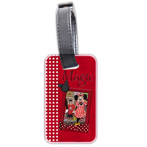 Mrs  Mouse Luggage Tag  By Barbara Ryan Front