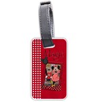 Mrs. Mouse Luggage tag  - Luggage Tag (two sides)
