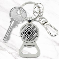 Grey bottle opener key chain