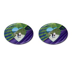 Father & Son Oval cufflinks - Cufflinks (Oval)