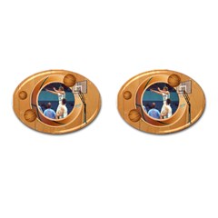 basketball1 - Cufflinks (Oval)