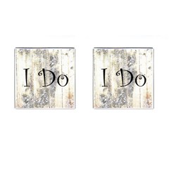 I Do Weathered Grooms Cufflinks 