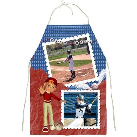 Baseball Apron2 By Spg Front