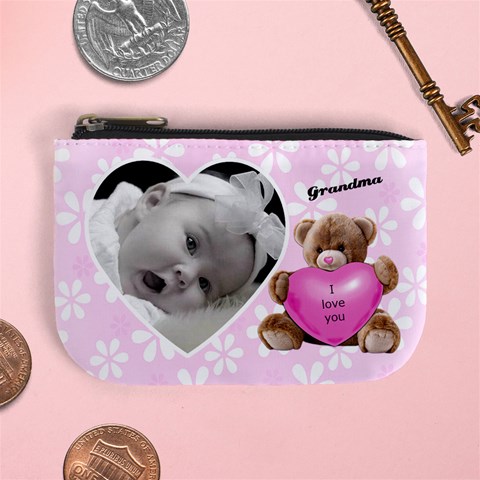 Valentine Love You Coin Purse By Laurrie Front