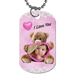 Valentine Love Dog Tag 1 side - Dog Tag (One Side)