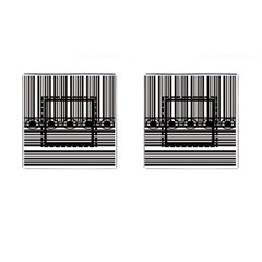 Black & white cufflinks - Cufflinks (Square)