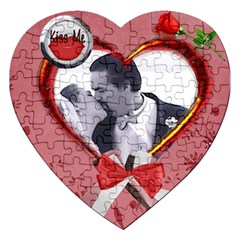 Kiss Me Puzzle - Jigsaw Puzzle (Heart)