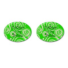Father Of The Bride Oval Cufflinks