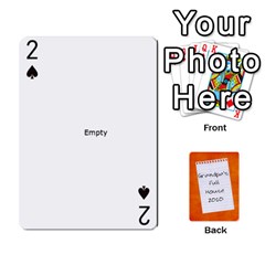 Dad cards 2011 - Playing Cards 54 Designs (Rectangle)