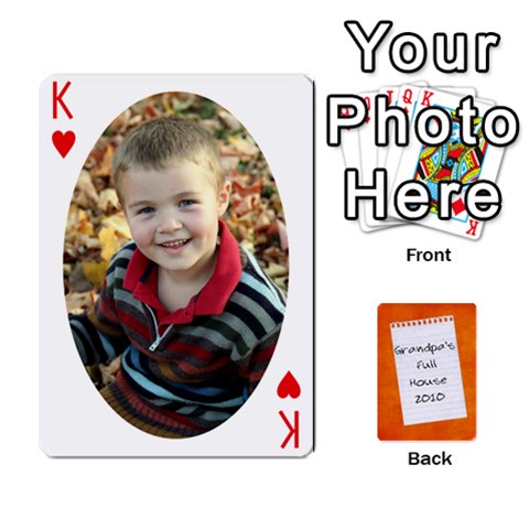 King Dad Cards 2011 By Nichole Johnson Front - HeartK