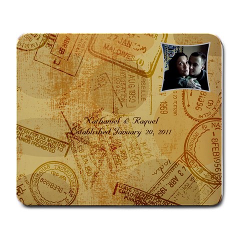 Mouse Pad For Nate By Raquel Front