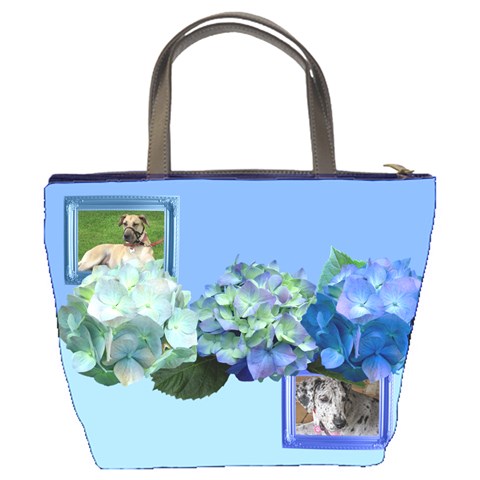 Pretty In Blue Bucket Bag By Deborah Back