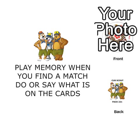 Cub Scout Game By Melissa Wulf Front - Joker2