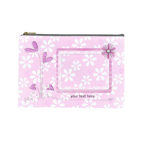 Xl Cosmetic Bag By Laurrie Front