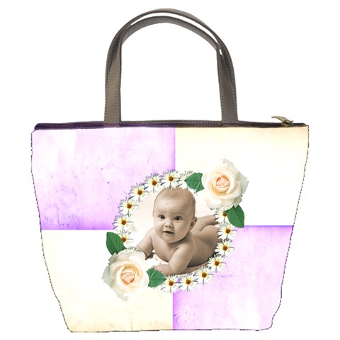 Harlequin Floral Bucket Bag By Catvinnat Back