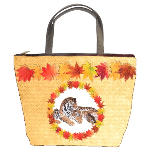 Autumn Glory Bucket Bag By Catvinnat Front