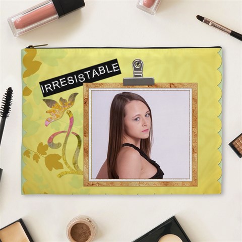 Irresistable/glamorous Xl Cosmetic Bag By Lil Front