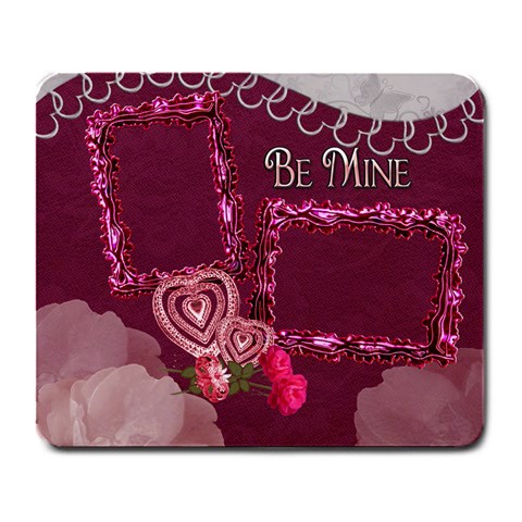 Be Mine 33 Pink Mouse Pad By Ellan Front