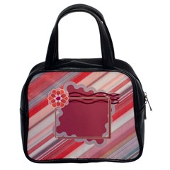Red flower handbag - Classic Handbag (Two Sides)