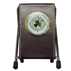 Luck O  The Irish Pen Holder/desk Clock