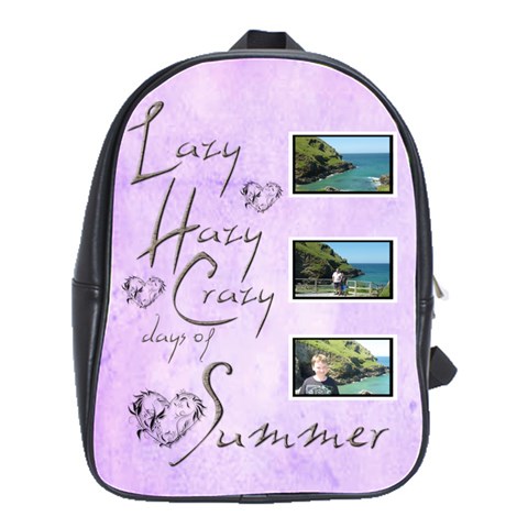 Days Of Summer Large School Bag Back Pack By Catvinnat Front
