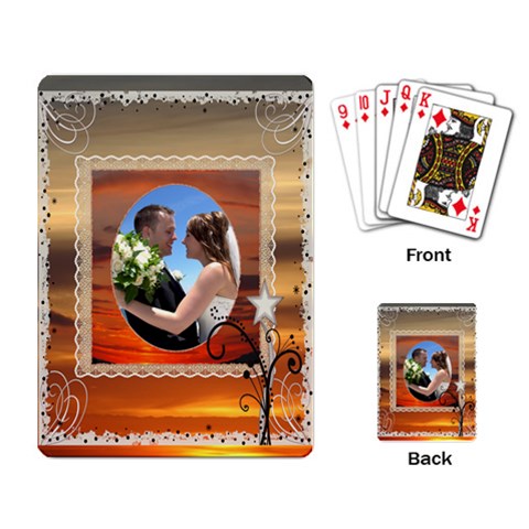 Sunset Playing Cards By Lil Back