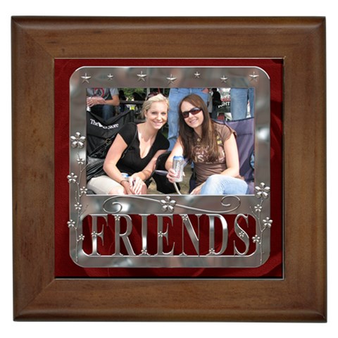 Friends Forever Framed Tile By Lil Front