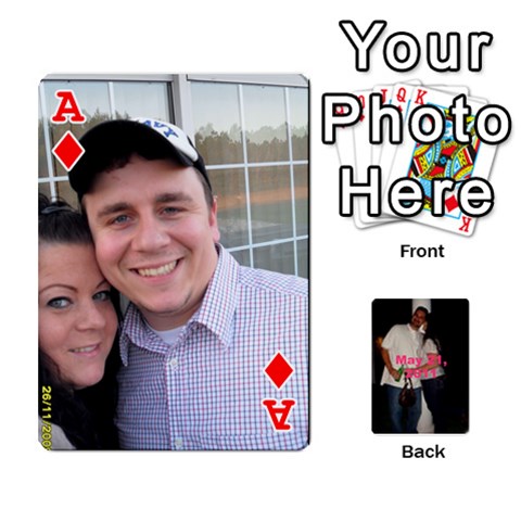 Ace Cards For Wedding By Michele Front - DiamondA
