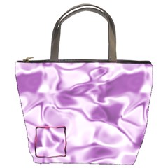 Satin bucket bag